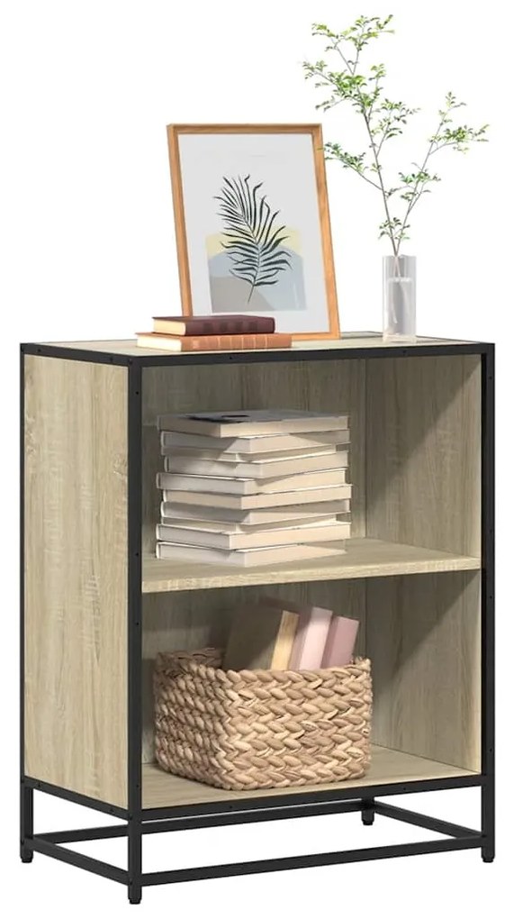 vidaXL Bibliotecă, stejar Sonoma,60x35x76 cm, PAL