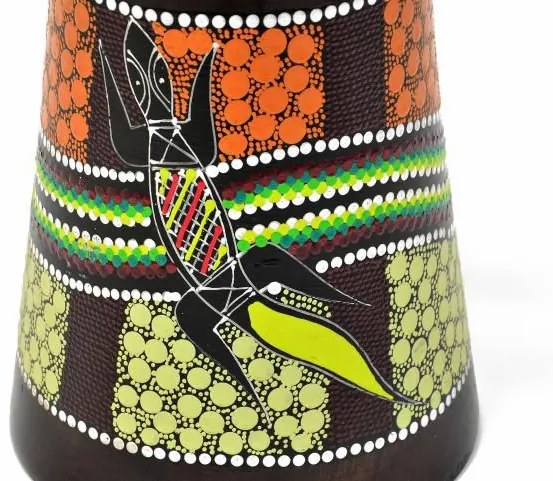 Tambur african Djembe - 50 cm - pictat manual