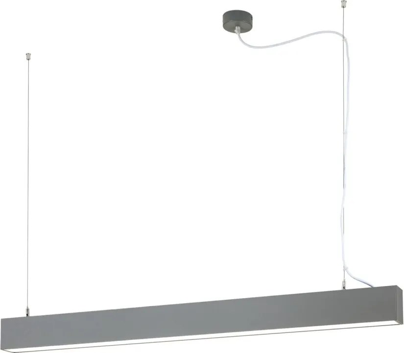 Lustra liniara aplicata/ suspendata LED CCT PALKKI 113cm, argintiu