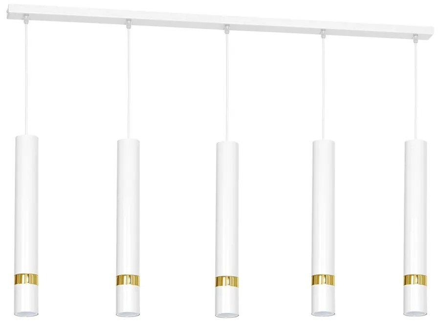 Suspensie JOKER WHITE/GOLD Milagro Modern, GU10, Alb/Auriu, MLP6122, Polonia