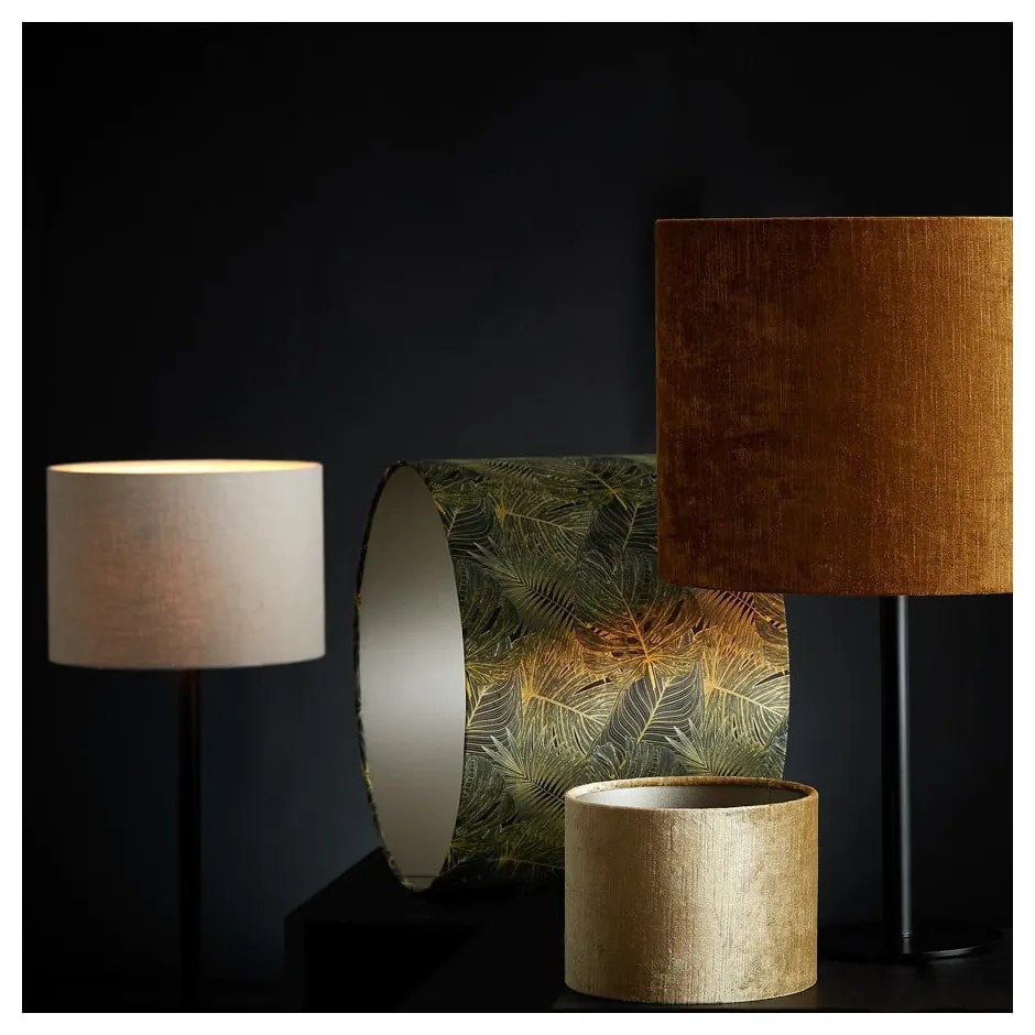 Abajur verde închis ø 40 cm Amazone – Light &amp; Living