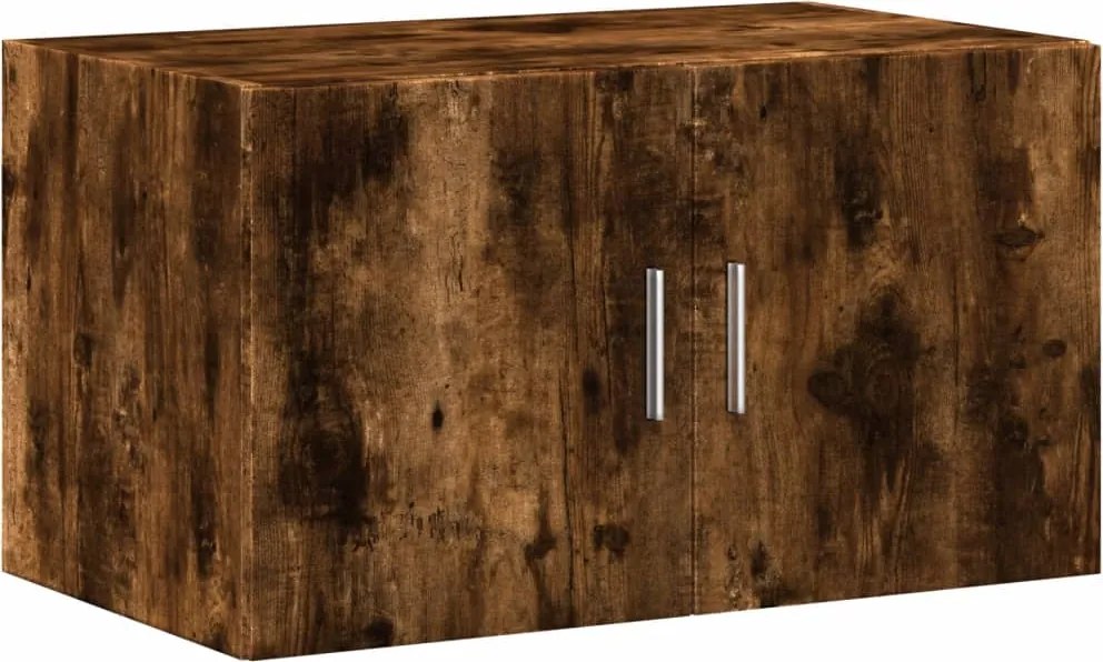 vidaXL Dulap de perete, stejar fumuriu, 70x42,5x40 cm, lemn compozit