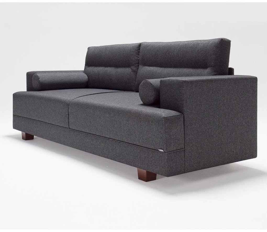 Canapea Fixa cu 3 Locuri si Taburet Oslo, 210 x 85 x 78 cm