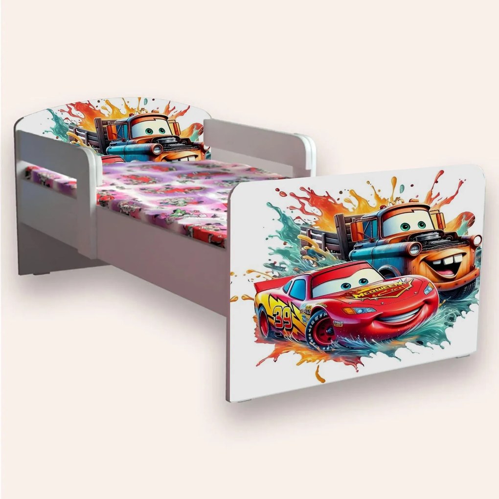 CARS (Fulger Mcqueen si Bucsa) cu manere Mic 2-6 ani Cu manere Cu saltea