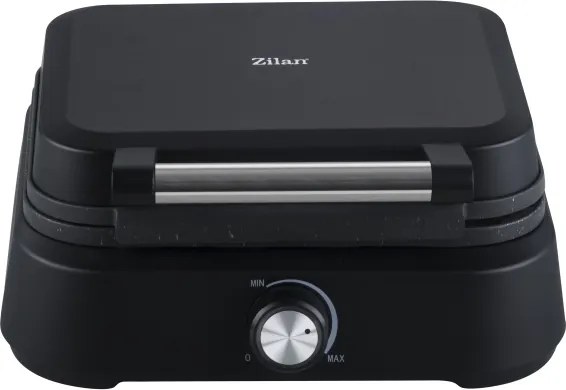 Aparat pentru vafe Zilan ZLN3959, Placi fixe din aluminiu, Termostat reglabil, Temperatura reglabila, Putere 1500W