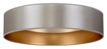 Plafonieră LED Duolla ROLLER LED/24W/230V d. 45 cm argintiu/auriu