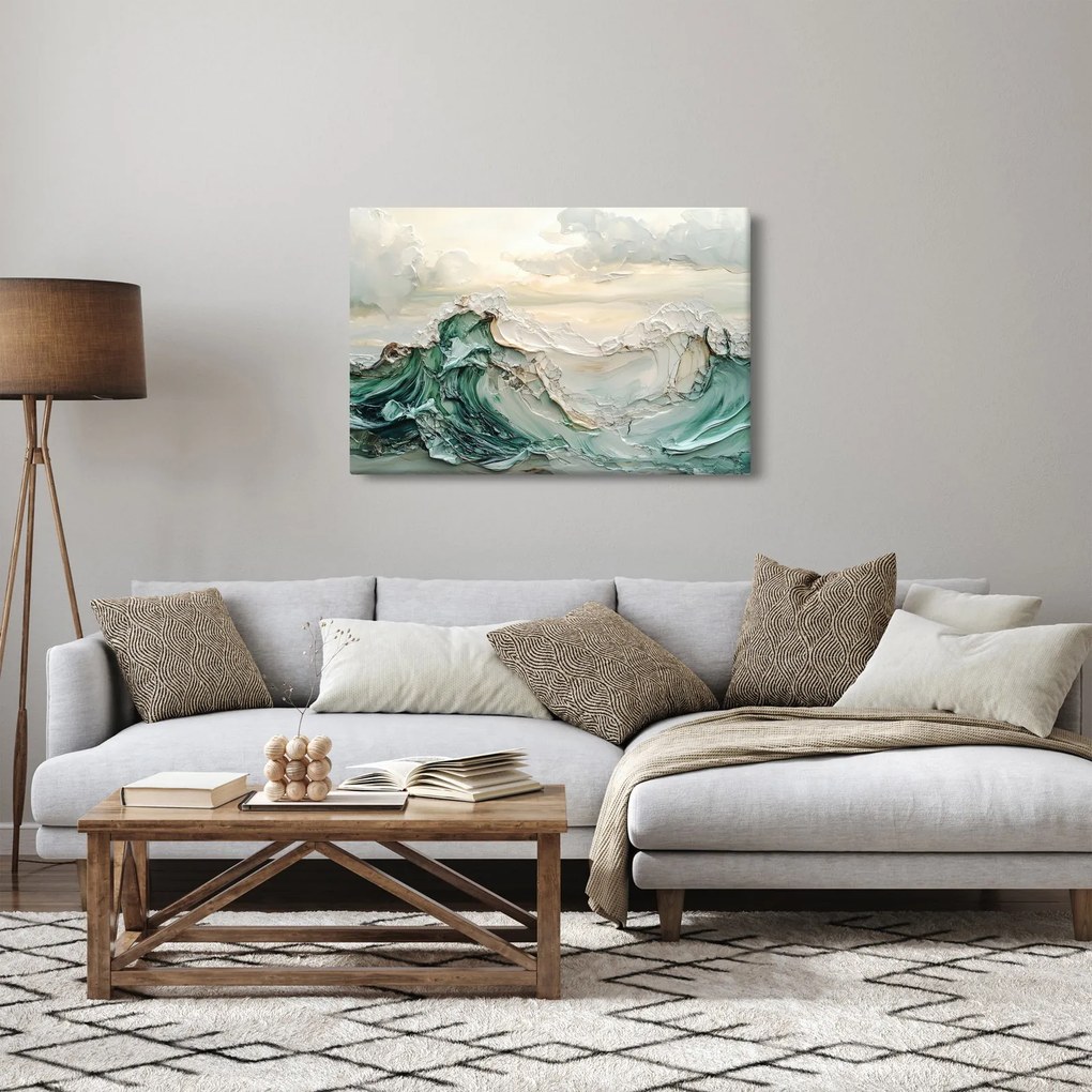 Tablou - Abstracție Marină 3D (90x60 cm)