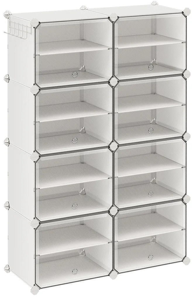 Pantofar modular AGMO 83x125 cm, alb