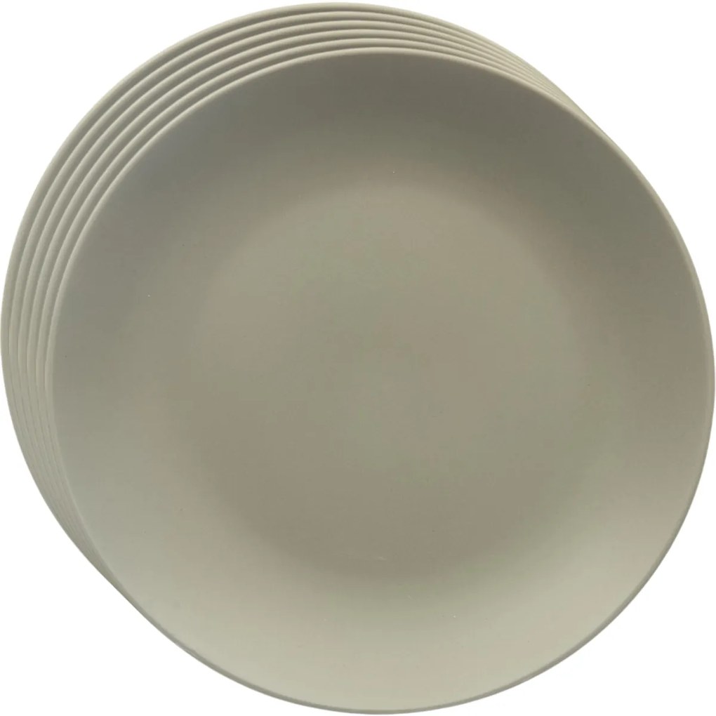 Orion Set de farfurii ceramice Greenish 27 cm, 6bucăți
