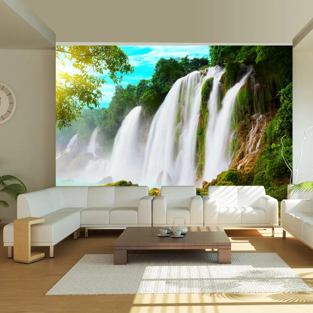 Fototapet Bimago - Detian - waterfall (China) + Adeziv gratuit 200x154 cm