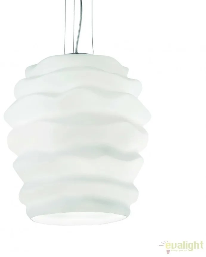 Lustra/ Pendul modern diametru 38cm, KARMA SP1 BIG BIANCO 132365