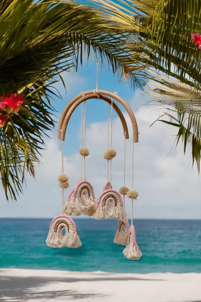 CARUSEL MACRAME ROZ HANDMADE