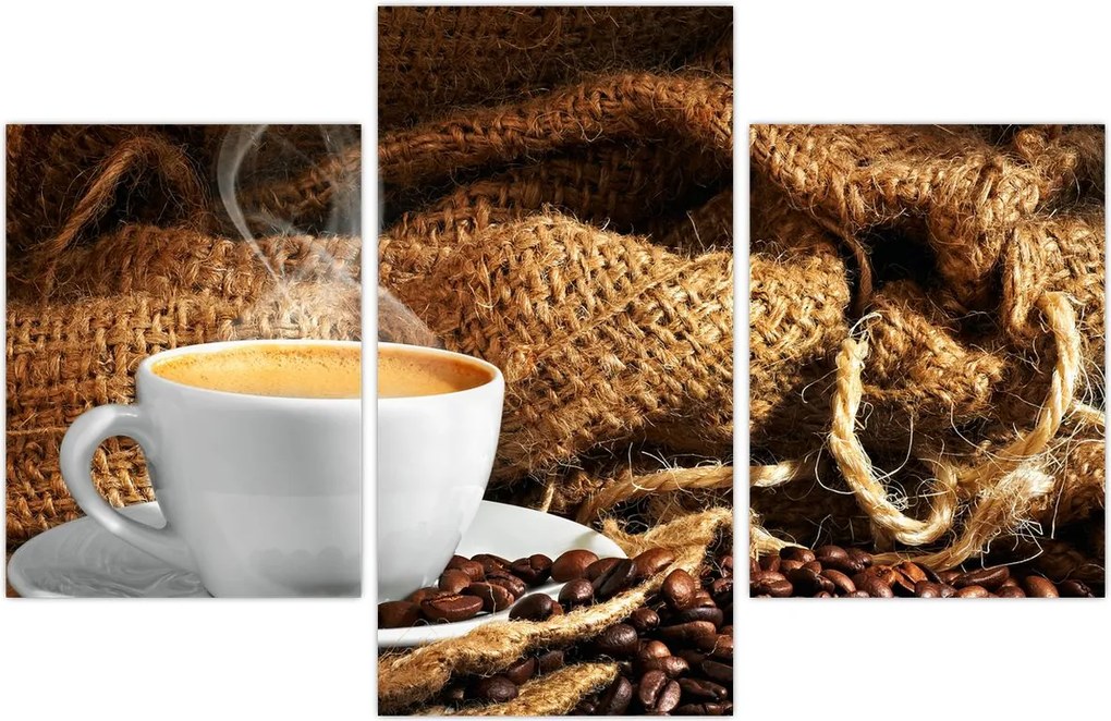 Tablou - O ceașcă de cafea (90x60 cm)
