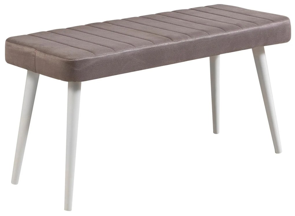 Set mobilier sufragerie Dobuse 2 (alb + gri) (pentru 4 persoane). 1093785
