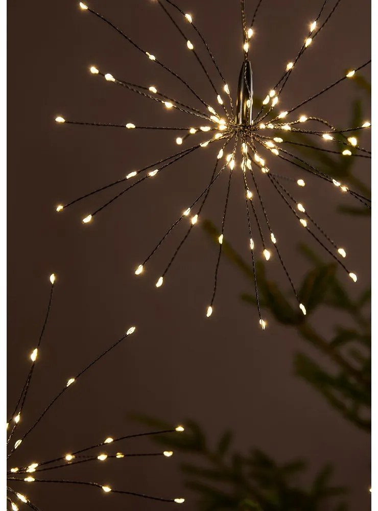Decorațiune luminoasă neagră ø 25 cm Meteor – Markslöjd