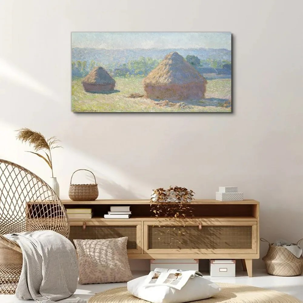 Tablou canvas Monede de fân de la sfârșitul verii