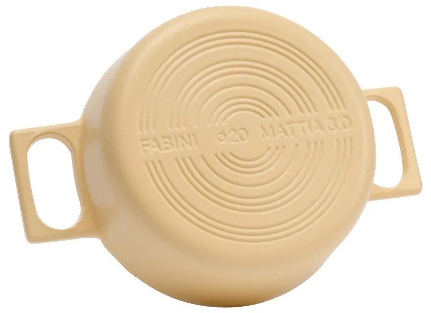 Cratiță cu capac din fontă 2 l adecvată pentru plita cu inducție Mattia 3.0 – FABINI