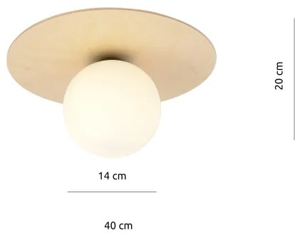 Plafonieră KENZO 1xE14/10W/230V bej