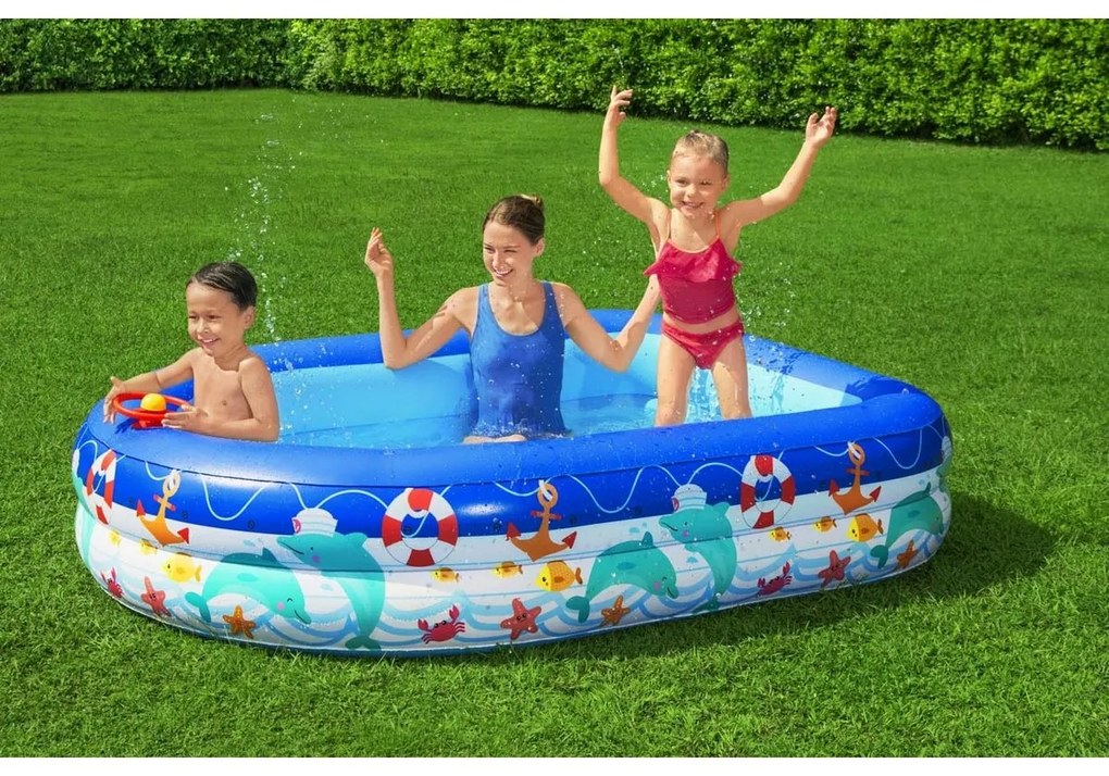 Piscină gonflabilă Bestway Captain Family,213 x 155 x 132 cm