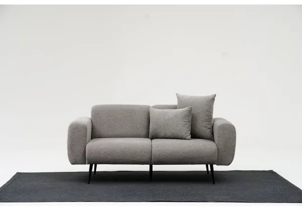 Canapea PISA, 2 locuri, gri deschis