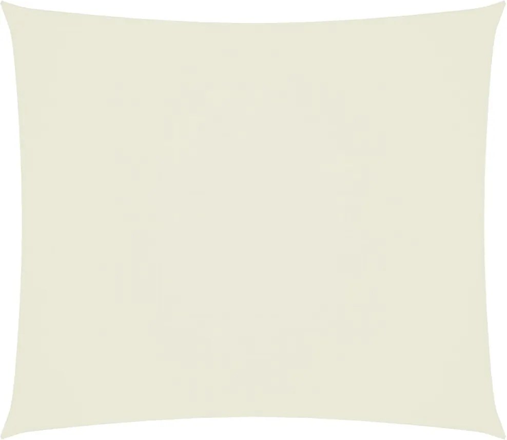 vidaXL Pânză parasolar, crem, 2,5x3 m, țesătură oxford, dreptunghiular