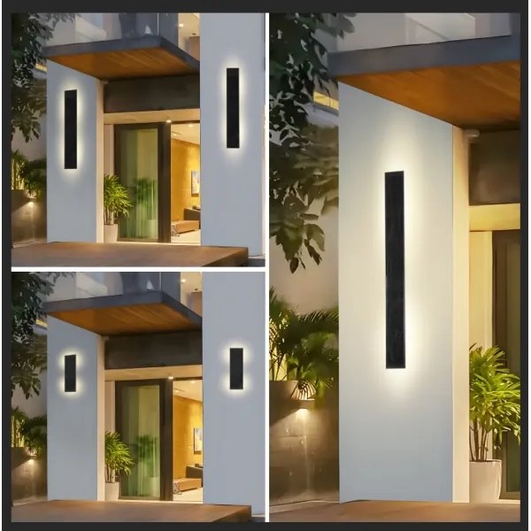 Brilagi - Aplică LED solară de perete SUN LED/4W/230V 60 cm 4000 mAh IP44