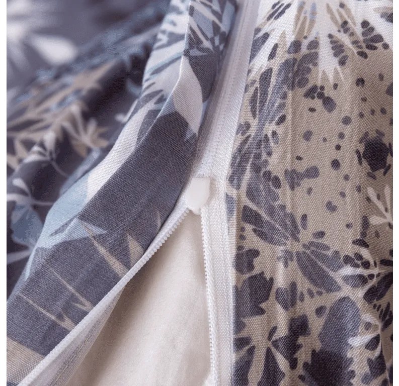 Lenjerie de pat din microfibra flanel VLOCA albastru-gri Dimensiune lenjerie de pat: 2 buc 70 x 90 cm | 200 x 220 cm