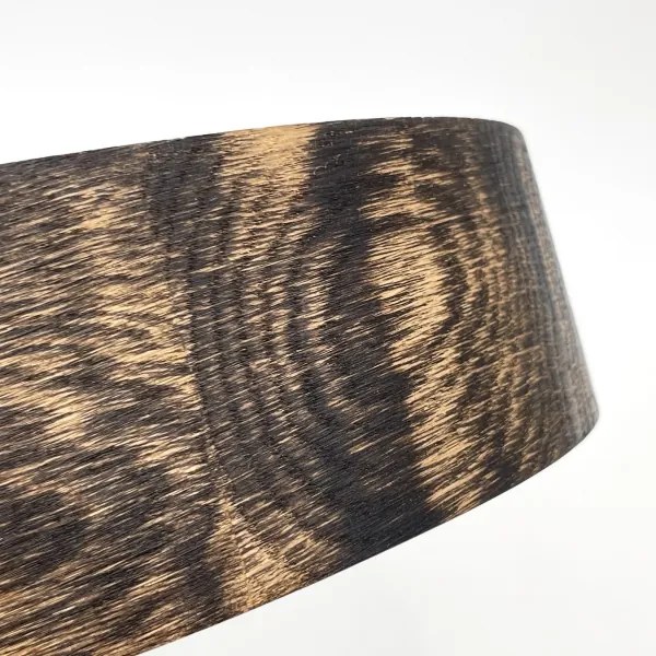 Plafonieră OAK SMOKY 3xE27/15W/230V ø 47,5 cm stejar/maro închis