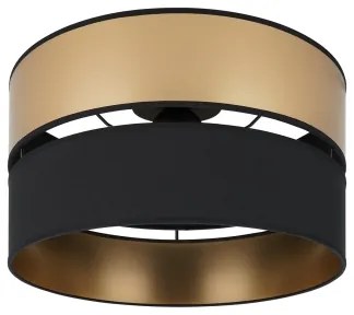 Plafonieră Brilagi ROYAL 1xE27/15W/230V d. 40 cm negru/auriu