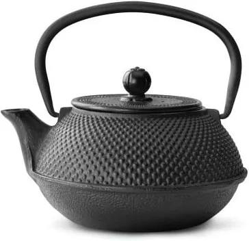 Ceainic din fontă cu infuzor Bredemeijer Jang, 0,8 l, negru