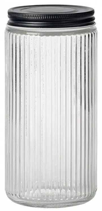 Recipient sticla Blac Stripes, 9 x 19 cm, 950 ml