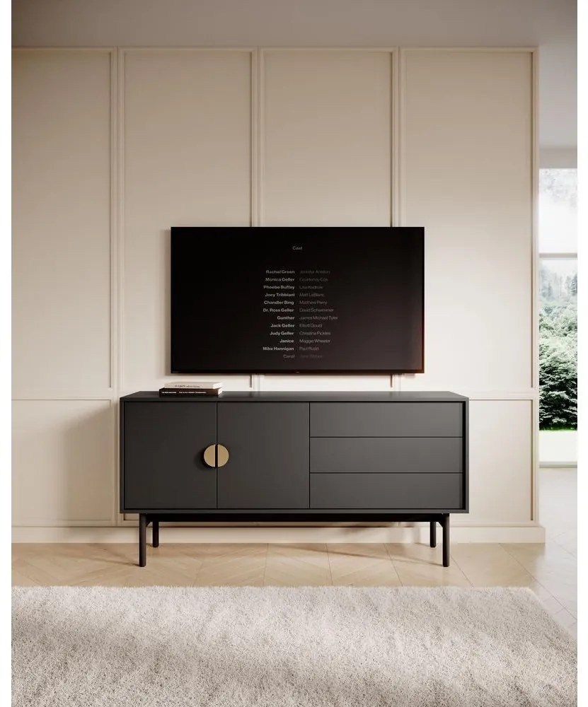Masă TV Stellia S1 (negru). 1099067