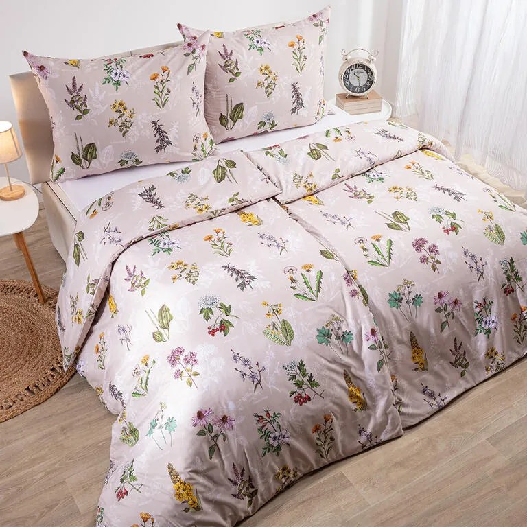 Lenjerie de pat din microfibră IERBURI 2 pat simplu