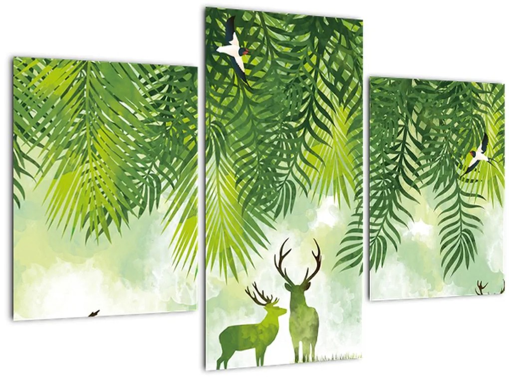 Tablou - Ceb în pădure (90x60 cm)