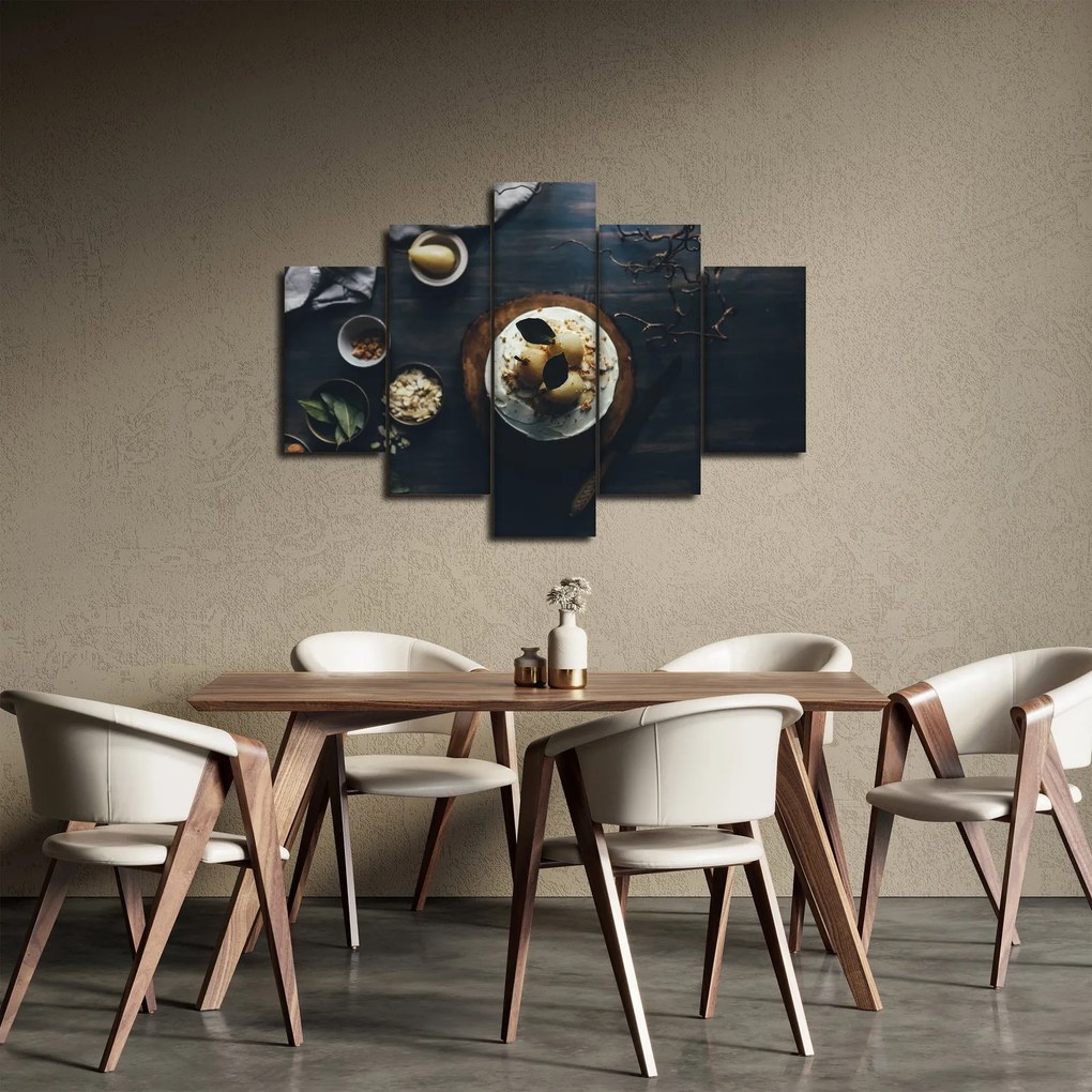 Tablou cu desert pe masă (150x105 cm)