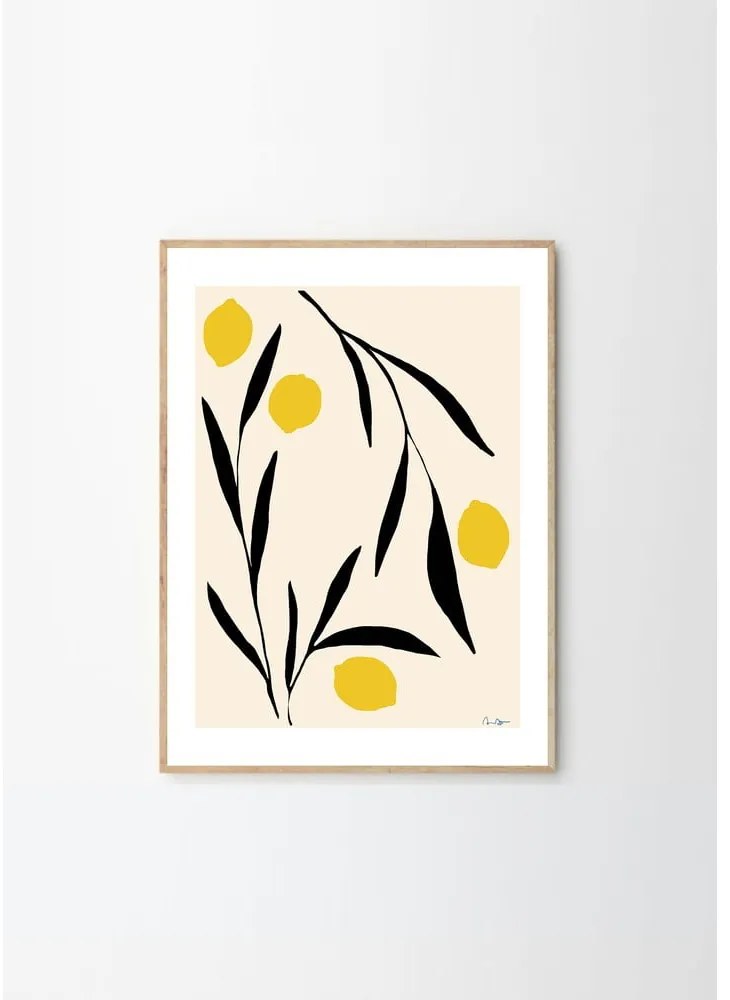 Poster 30x40 cm Lemon – Anna Mörner – The Poster Club