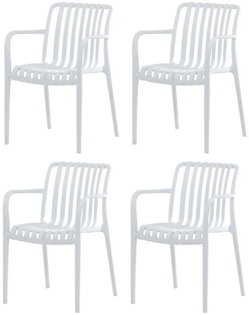 Set de scaune de sufragerie CT-X7029 WT, 4 buc