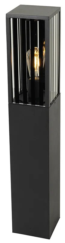 Lampa de podea moderna pentru exterior neagra 80 cm IP44 - Dijon