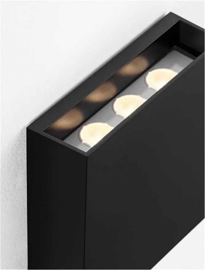 Aplica LED iluminat exterior ambiental IP65 WAY II negru