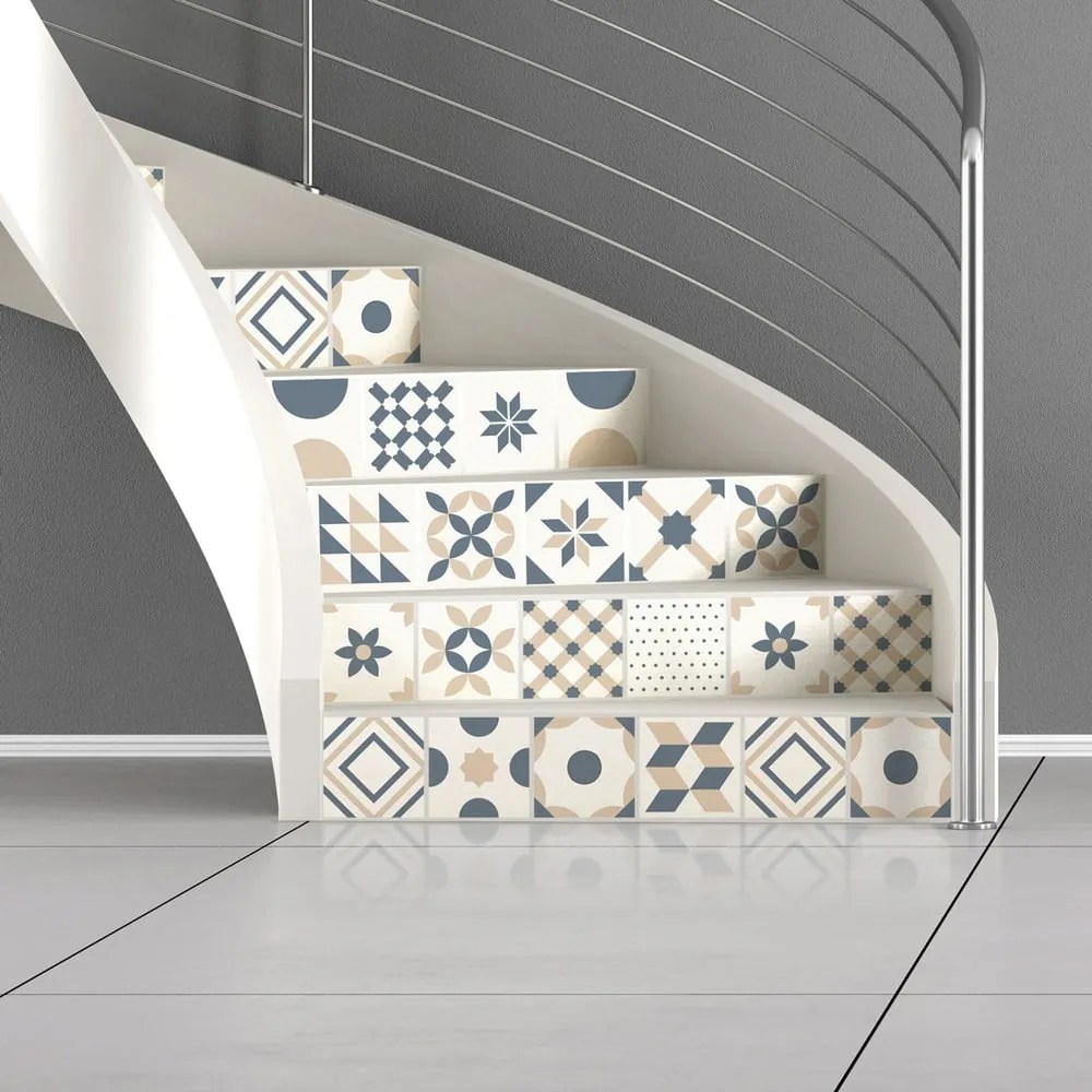 Autocolante pentru gresie 24 buc. 15x15 cm Minimal – Ambiance