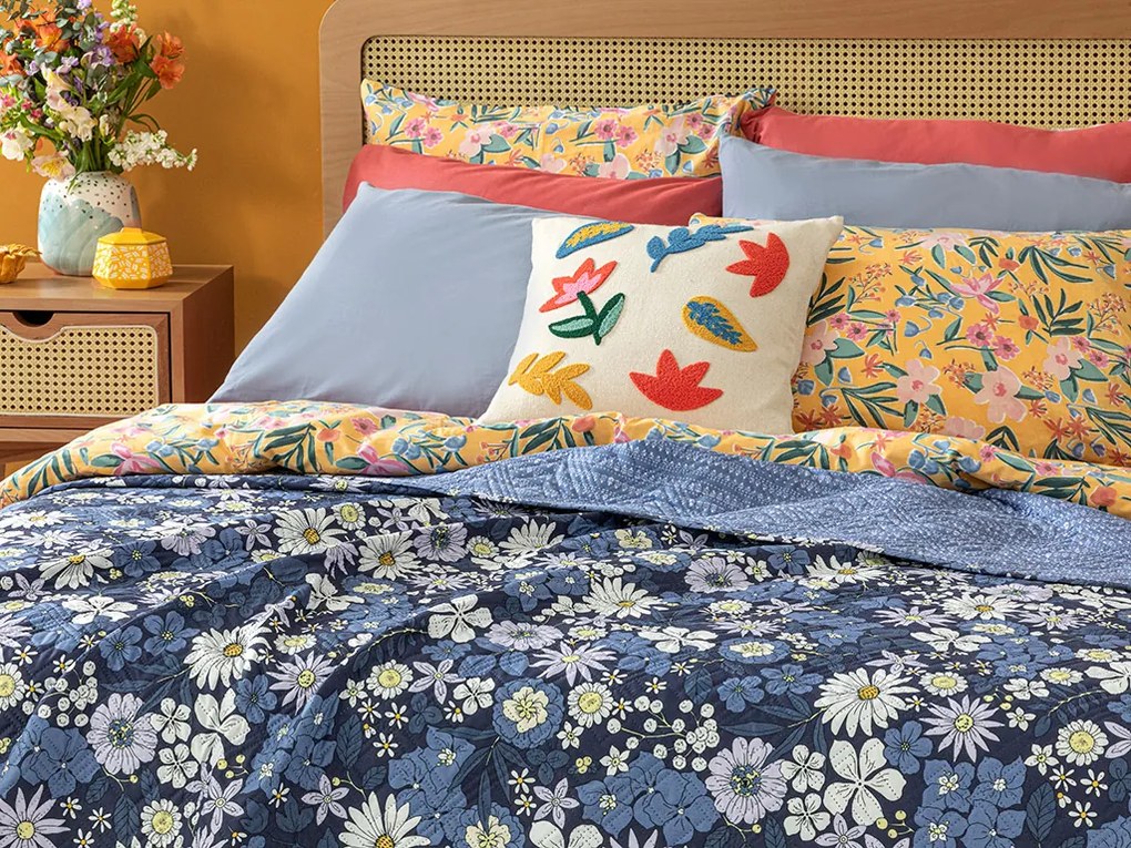 Pentru O Singură Persoană Cuvertură Multıfunc 160x220 Cm Albastru.