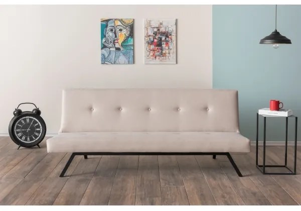 Canapea LOKO, 2 locuri, crem/bej