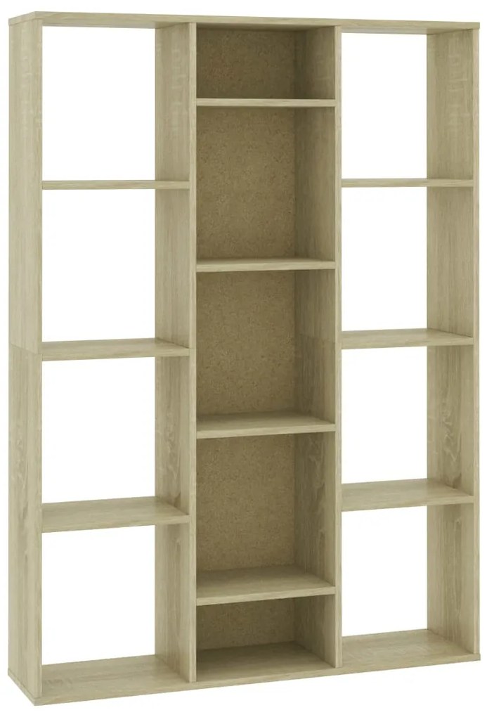 800444 vidaXL Separator /Bibliotecă stejar sonoma 100x24x140cm lemn prelucrat