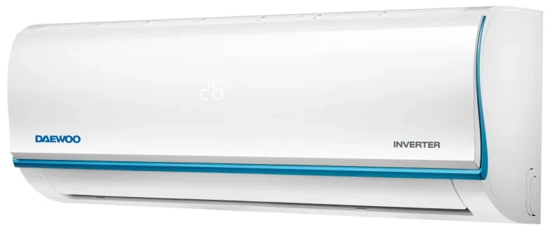 Aparat de aer conditionat inverter Daewoo SAF24M1WR30, 24000 BTU, A++, 60 m², 7 moduri, Wi-Fi, Dezghetare automata, Autocuratare, Timer, Jet Cool/Heat, Alb
