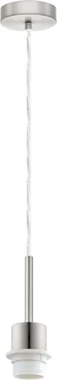 Brilagi - Lustră LED pe cablu NUBILA 1xE27/60W/230V Ø 14 cm roz