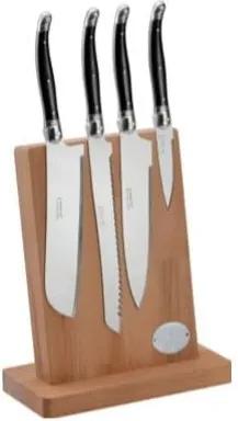 Set 4 cuțite din inox cu suport magnetic Jean Dubost