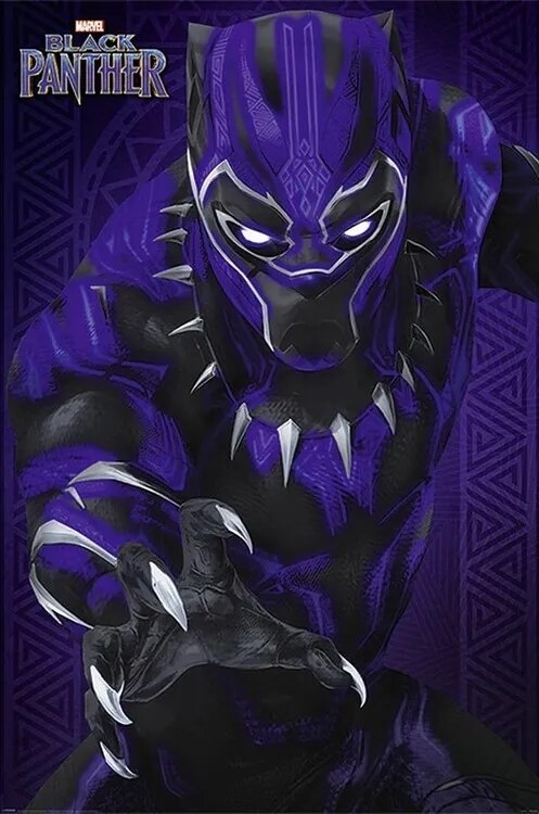 Poster Black Panter - Glow