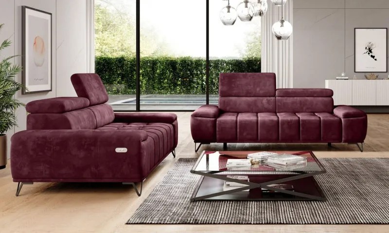 Canapea Living PALLADIO 3 Electric L212 x l110 cm