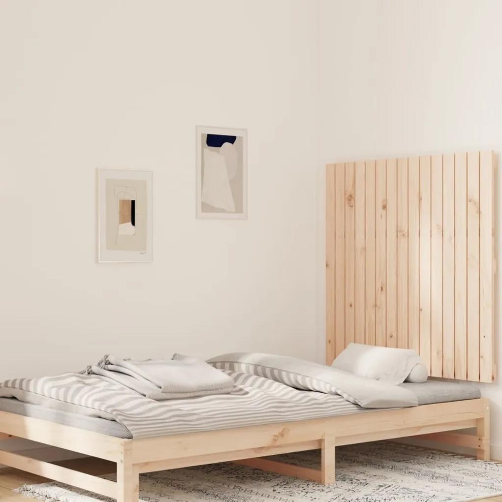 824883 vidaXL Tăblie de pat pentru perete, 95,5x3x90 cm, lemn masiv de pin