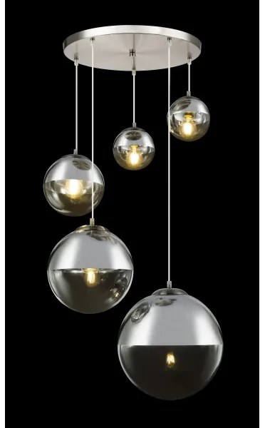 Globo - Lustră pe cablu 5xE27/60W/230V